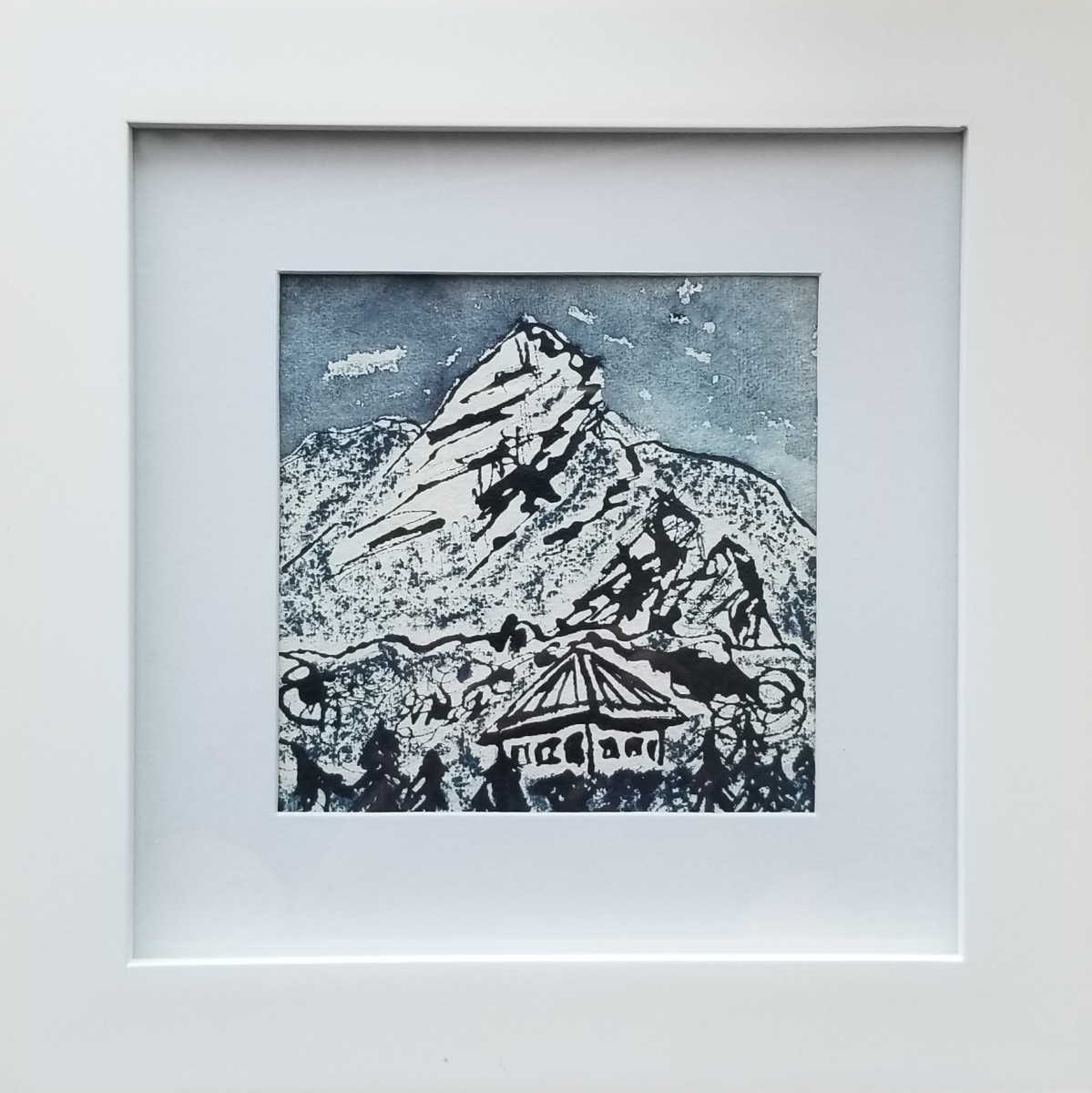 Example of Framed Drawing by Kim Roberts Artwork Archive