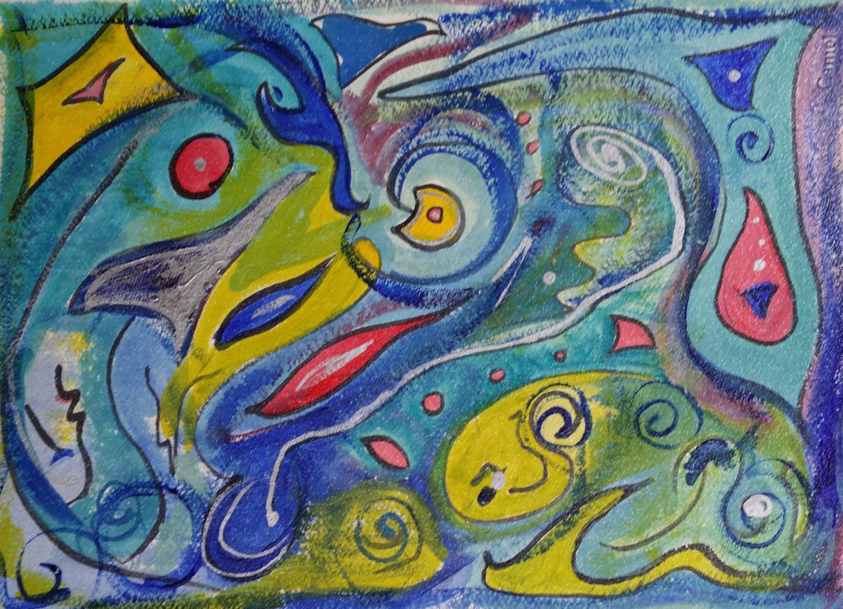 Journee Bleu by Kim Roberts 