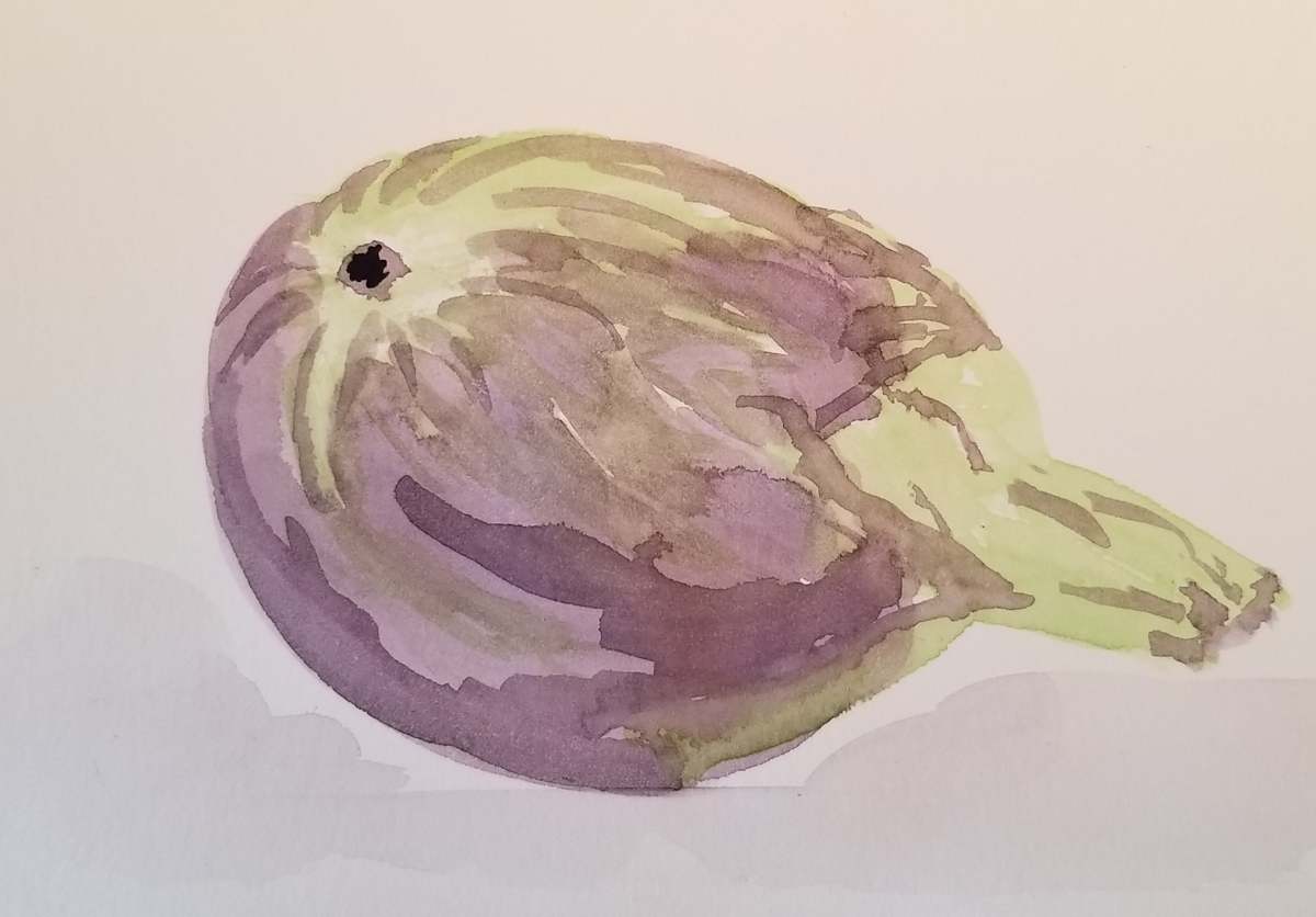 Eggplant #1 by Kim Roberts, Image 1.