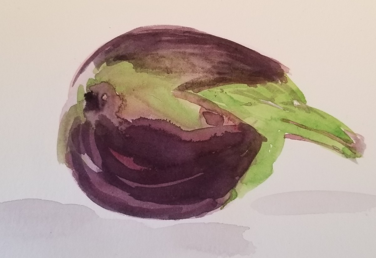 Eggplant #2 by Kim Roberts 