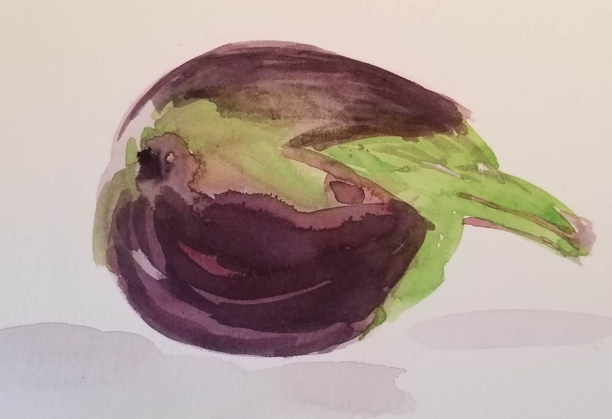 Eggplant #2 by Kim Roberts, Image 1.