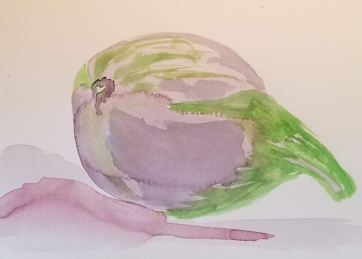 Eggplant #3 by Kim Roberts, Image 1.