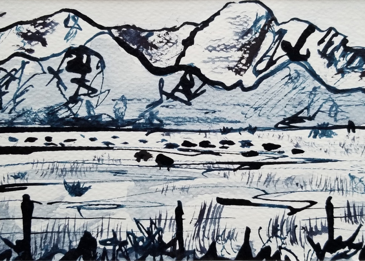 High Mountain Valley by Kim Roberts 