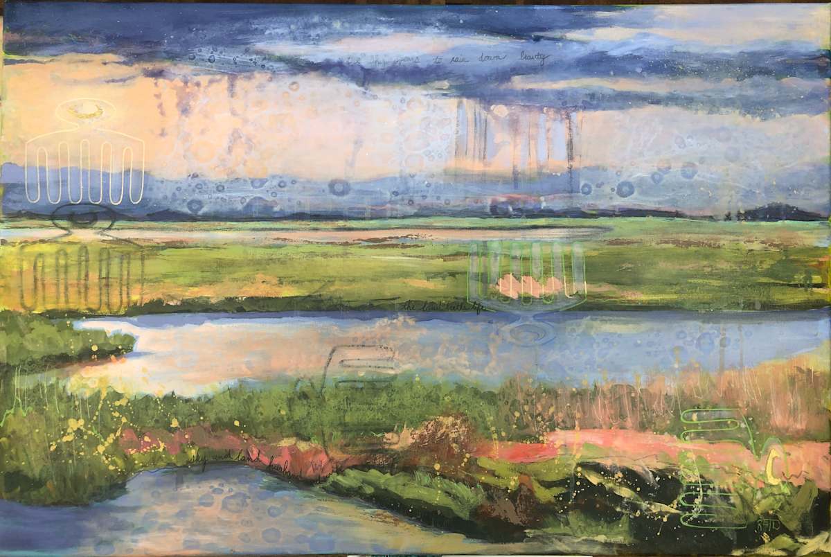 Orange Sky Marsh by Robyn Thompson Duong, Image 2.