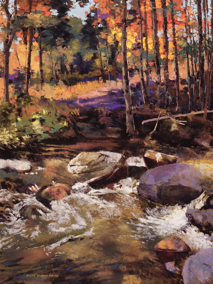 Aspen Creek by Dennis Rhoades 