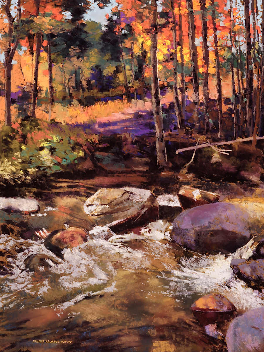 Aspen Creek by Dennis Rhoades, Image 1.