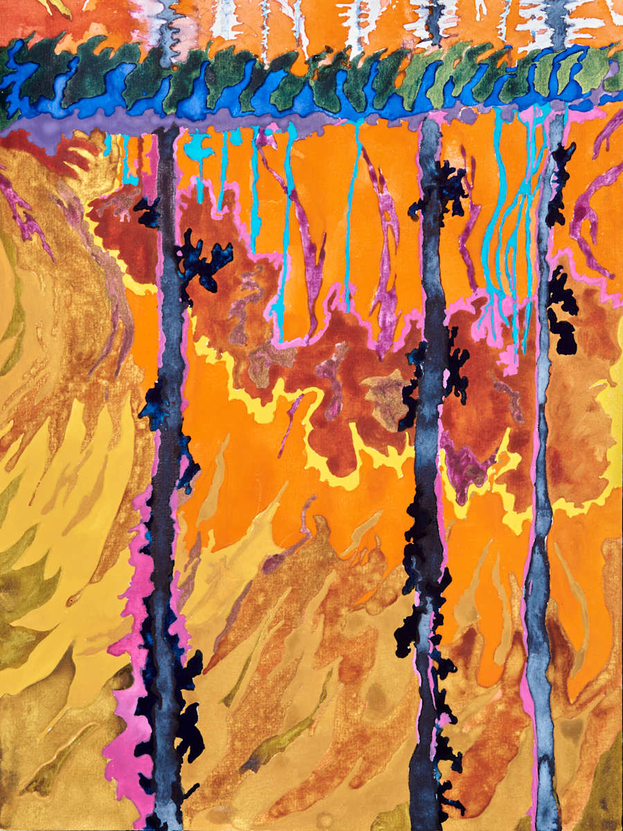 Poplars II by Ghislain Pfersdorff 