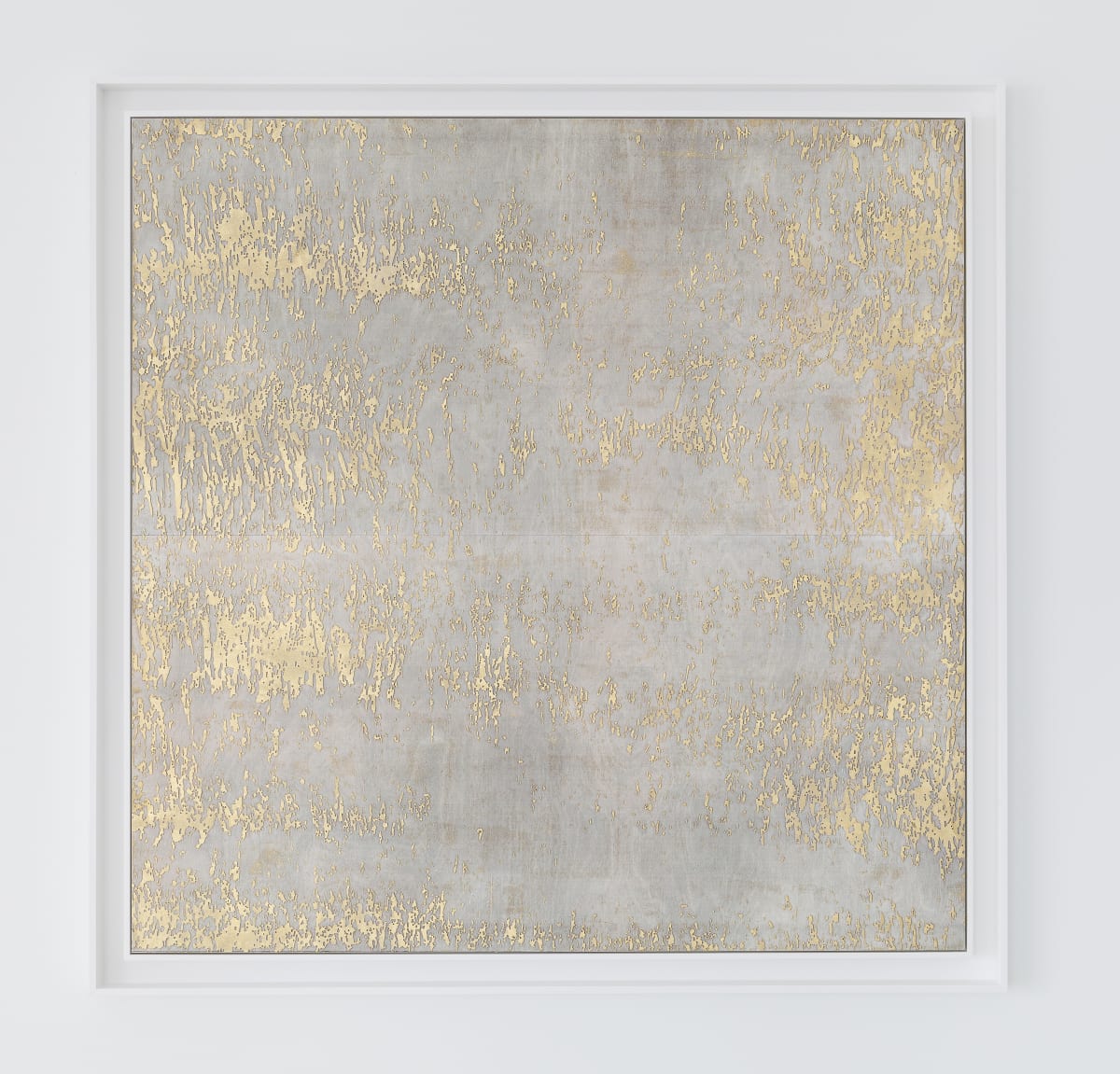 White and Gold Debris by Joyce Billet 