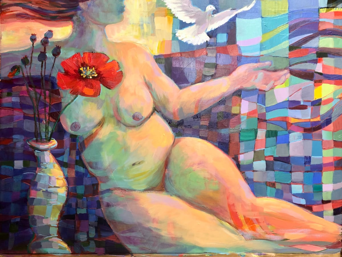 Awaiting Peace II by Charlotte Slade Decker 