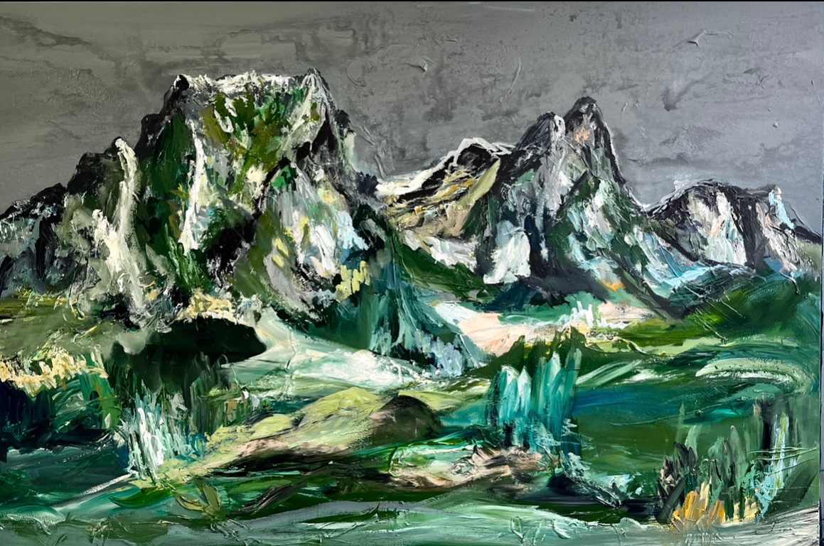Mountains „Rougemont“ by Dietschi Art, Image 1.