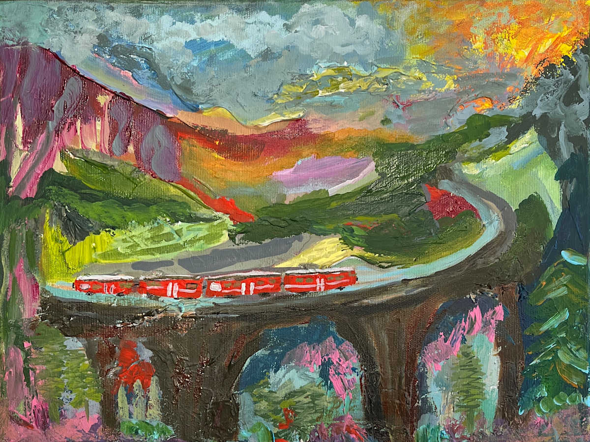Train to … by CLAUDIA DIETSCHI, Image 1.
