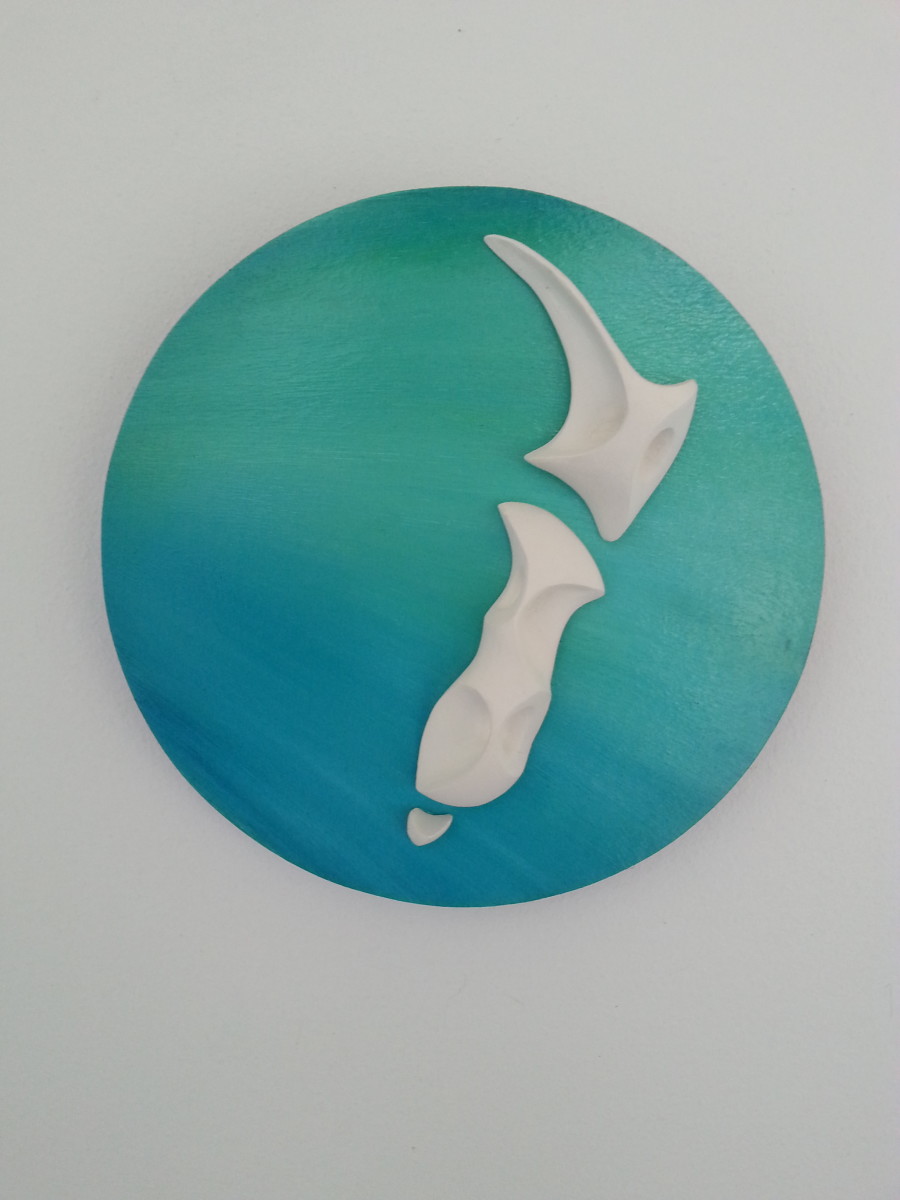 NZ Hole in the Rock by Jo Richards Mixed Media Artist 