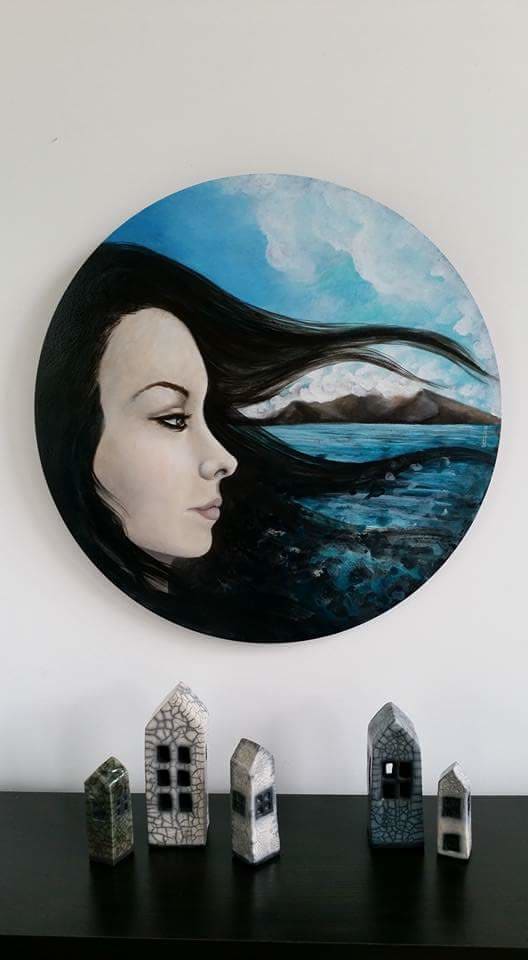 Karioi Calling by Jo Richards Mixed Media Artist 