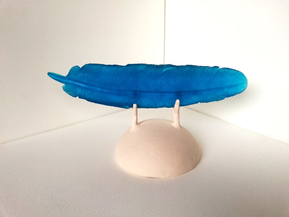 Feather III copper blue, Image 4.
