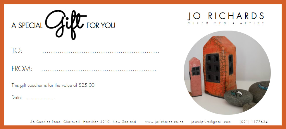 Gift Voucher $25 by Jo Richards Mixed Media Artist, Image 1.