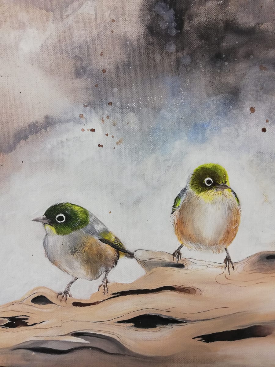 Waxeyes by Jo Richards Mixed Media Artist 