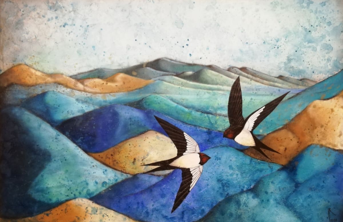 Riding High by Jo Richards Mixed Media Artist 