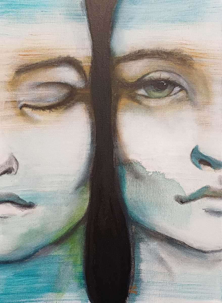 In Two Minds by Jo Richards Hooker Artist, Image 1.