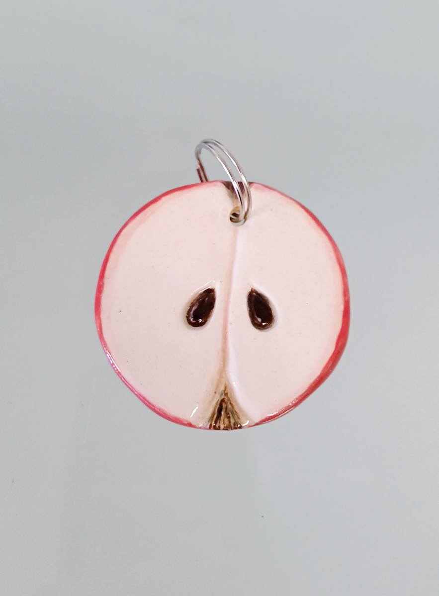 Key Ring - Apple by Jo Richards Hooker Artist, Image 7.