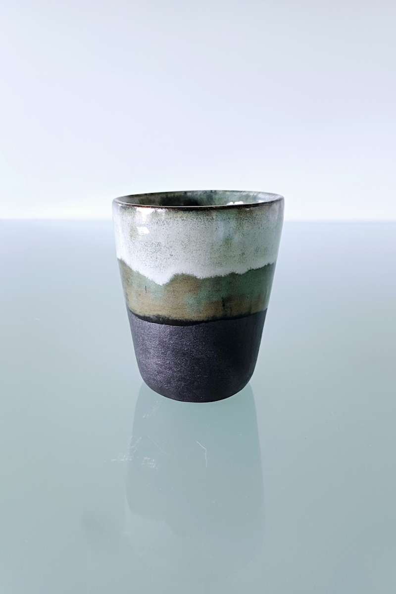 Sage Moss Keep Cup by Jo Richards Hooker Artist 