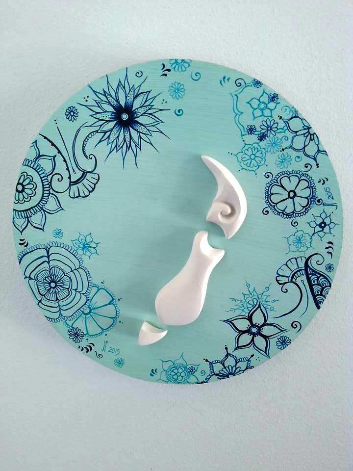 NZ henna style small by Jo Richards Mixed Media Artist, Image 1.