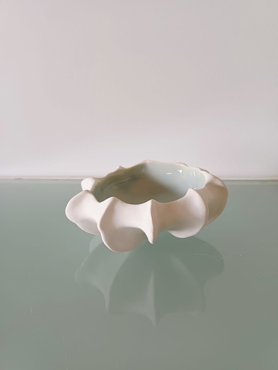 Reef Finned Bowl X (small) by Jo Richards Hooker Artist 