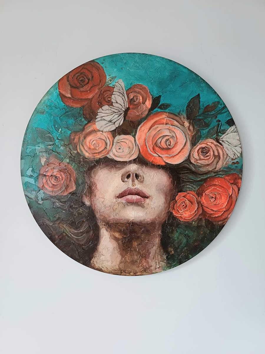 She Dreams in Colour by Jo Richards Hooker Artist 