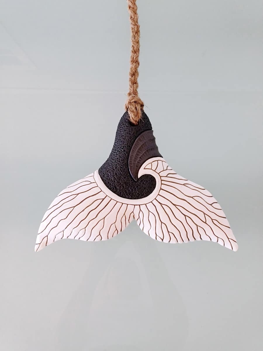 Whale Tail LI (large) by Jo Richards Hooker Artist 