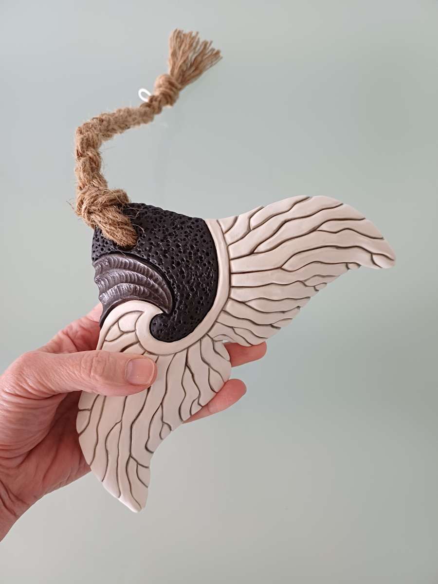 Whale Tail LXX (small) by Jo Richards Hooker Artist 
