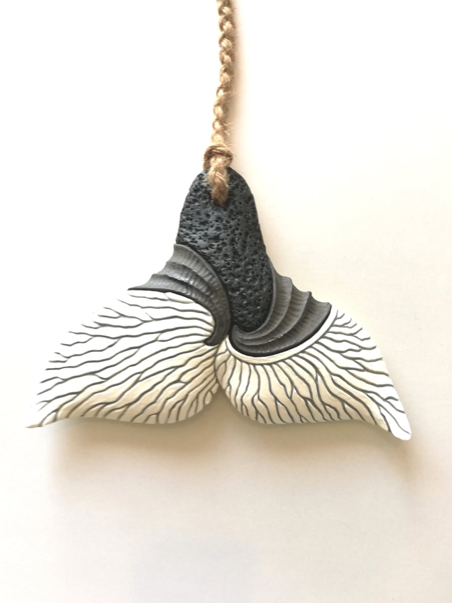 Whale Tail XIII by Jo Richards Mixed Media Artist 