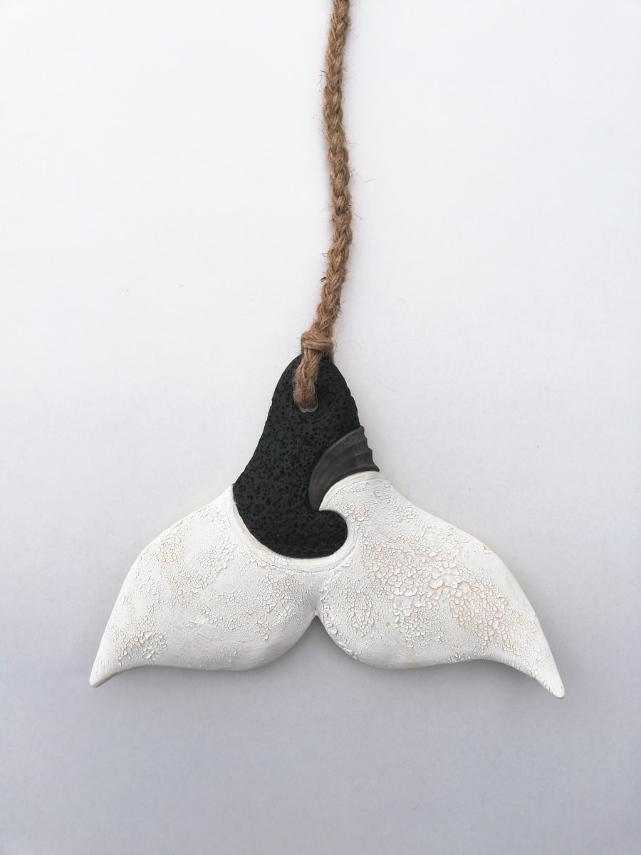 Whale Tail XVI by Jo Richards Mixed Media Artist 