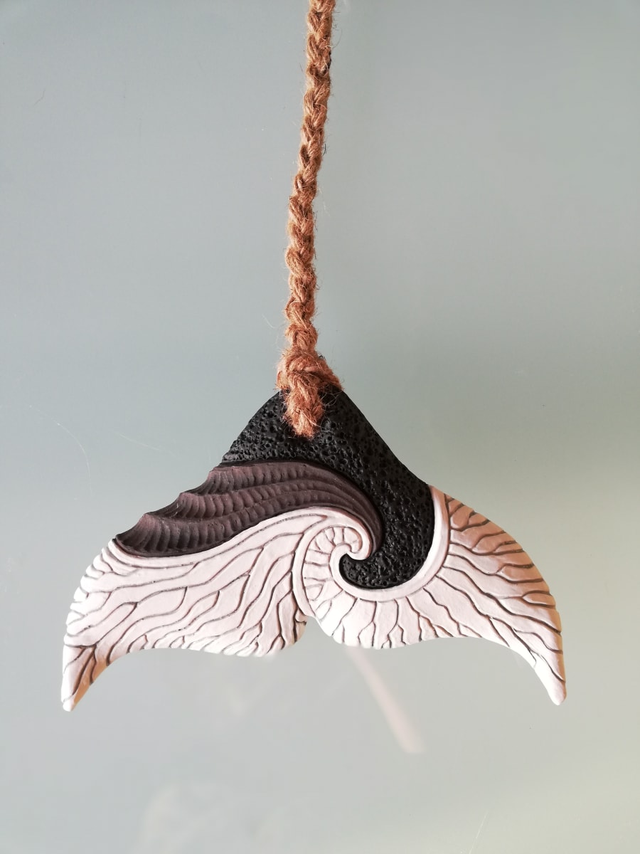 Whale Tail XXII small by Jo Richards Hooker Artist 