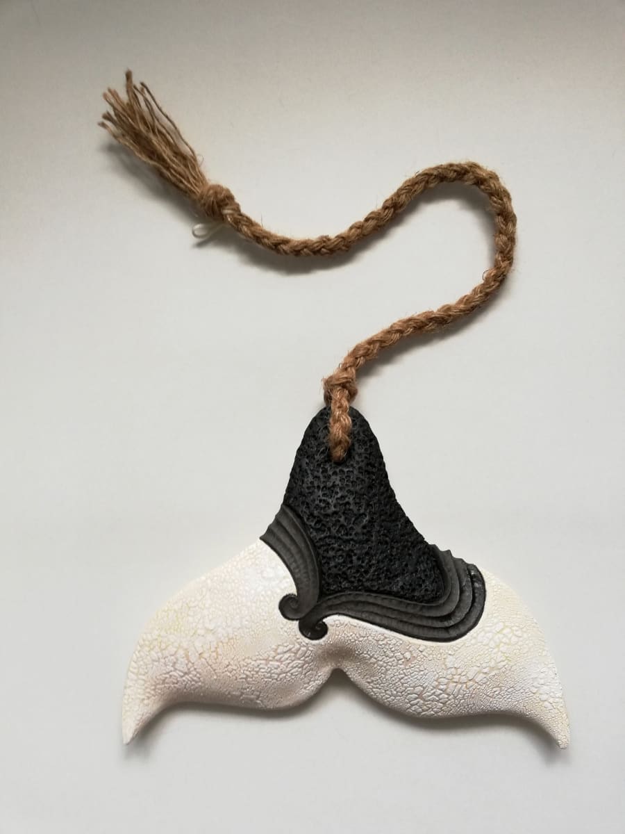 Whale Tail X by Jo Richards Mixed Media Artist 