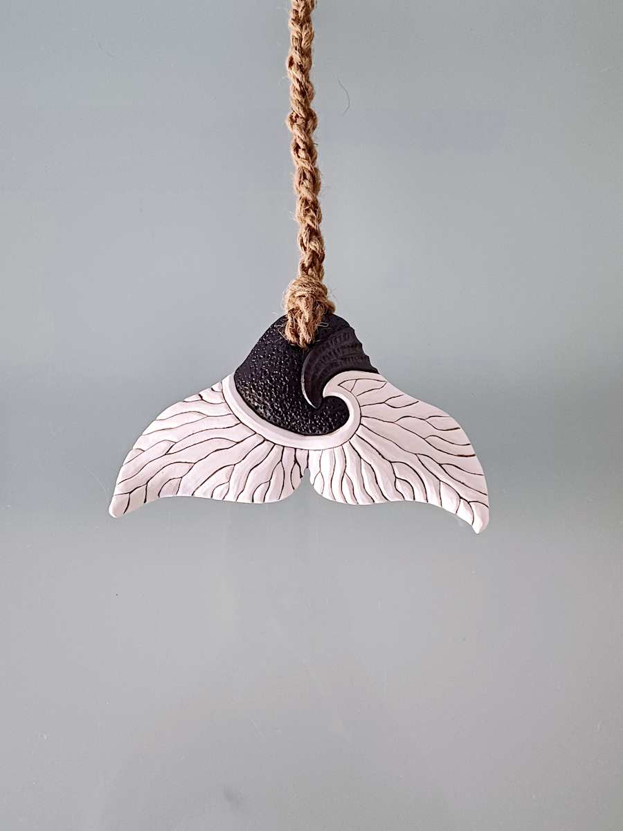 Whale Tail LIX (small) by Jo Richards Hooker Artist 