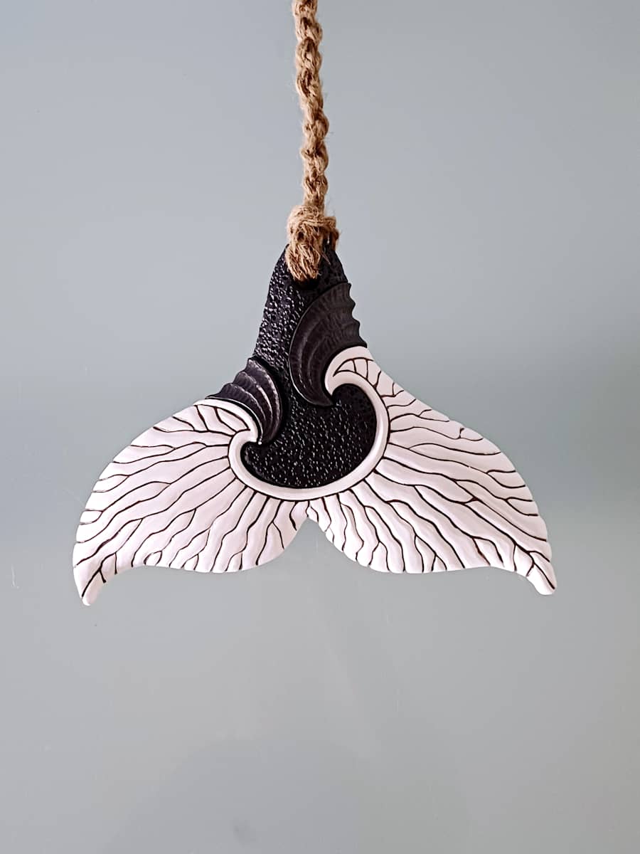 Whale Tail LVIII (large) by Jo Richards Hooker Artist 