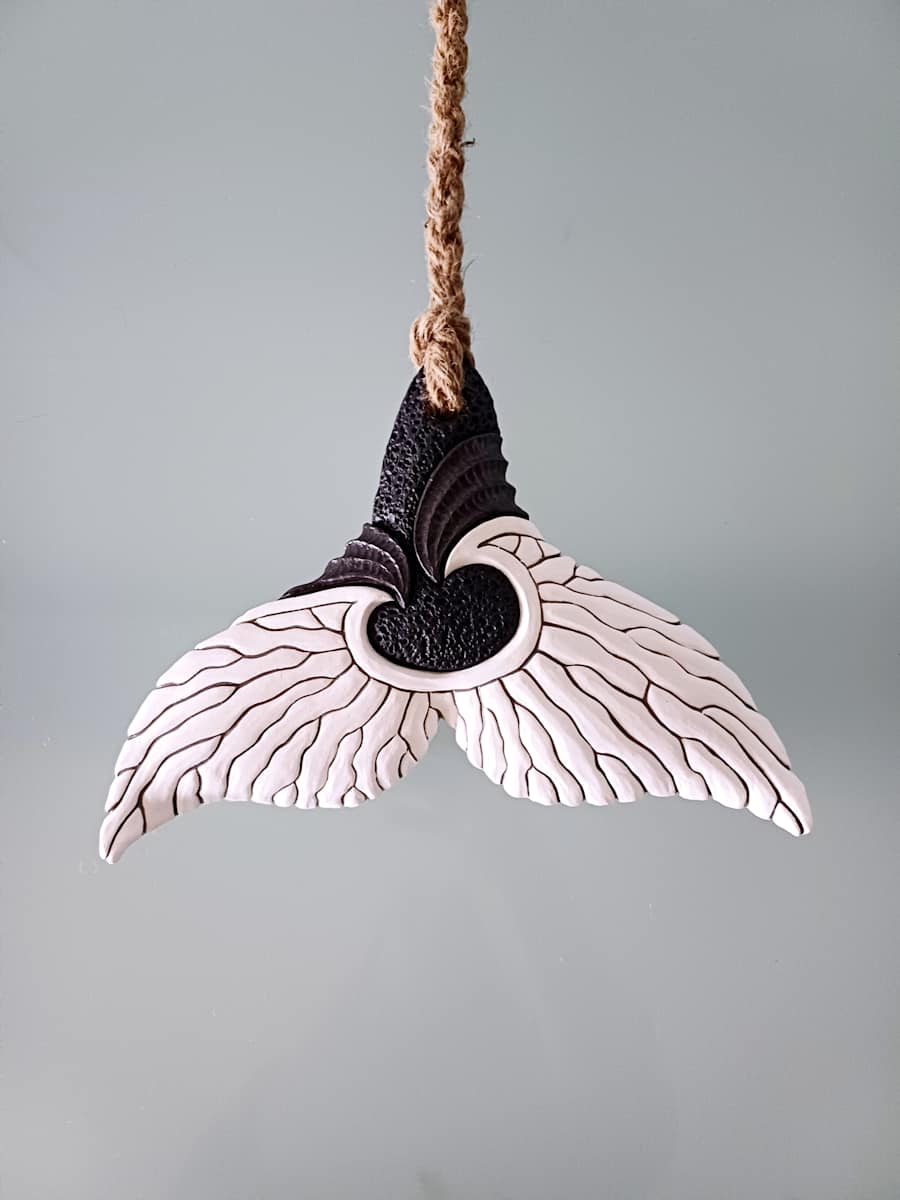 Whale Tail LX IV (large) by Jo Richards Hooker Artist 