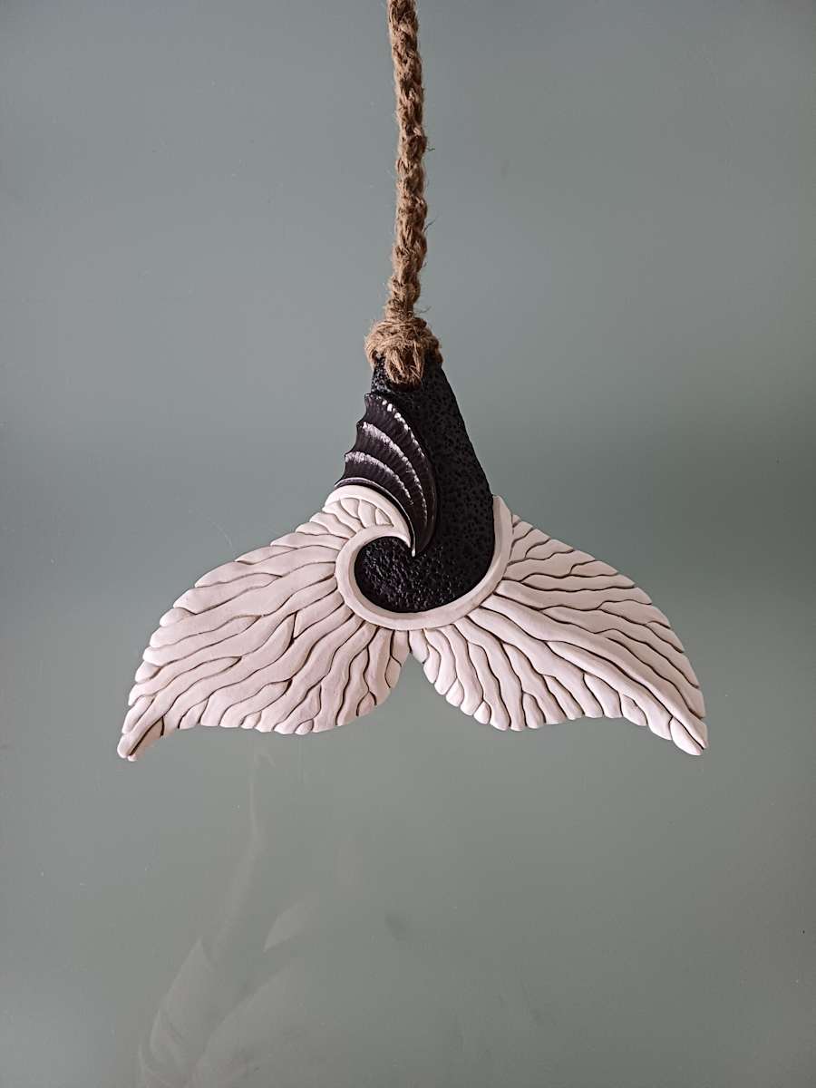 Whale Tail LX VII (large) by Jo Richards Hooker Artist 