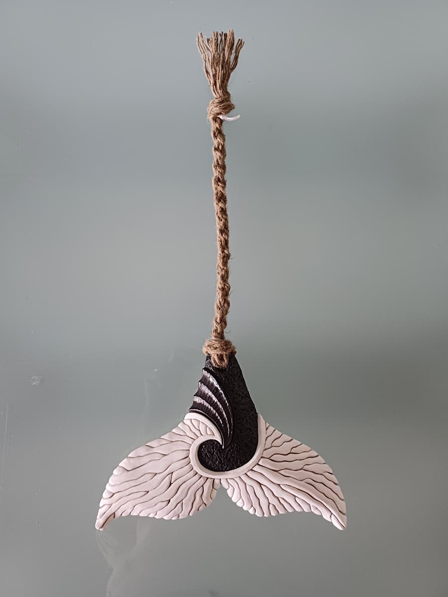 Whale Tail LXX IX (large) by Jo Richards Hooker Artist, Image 3.