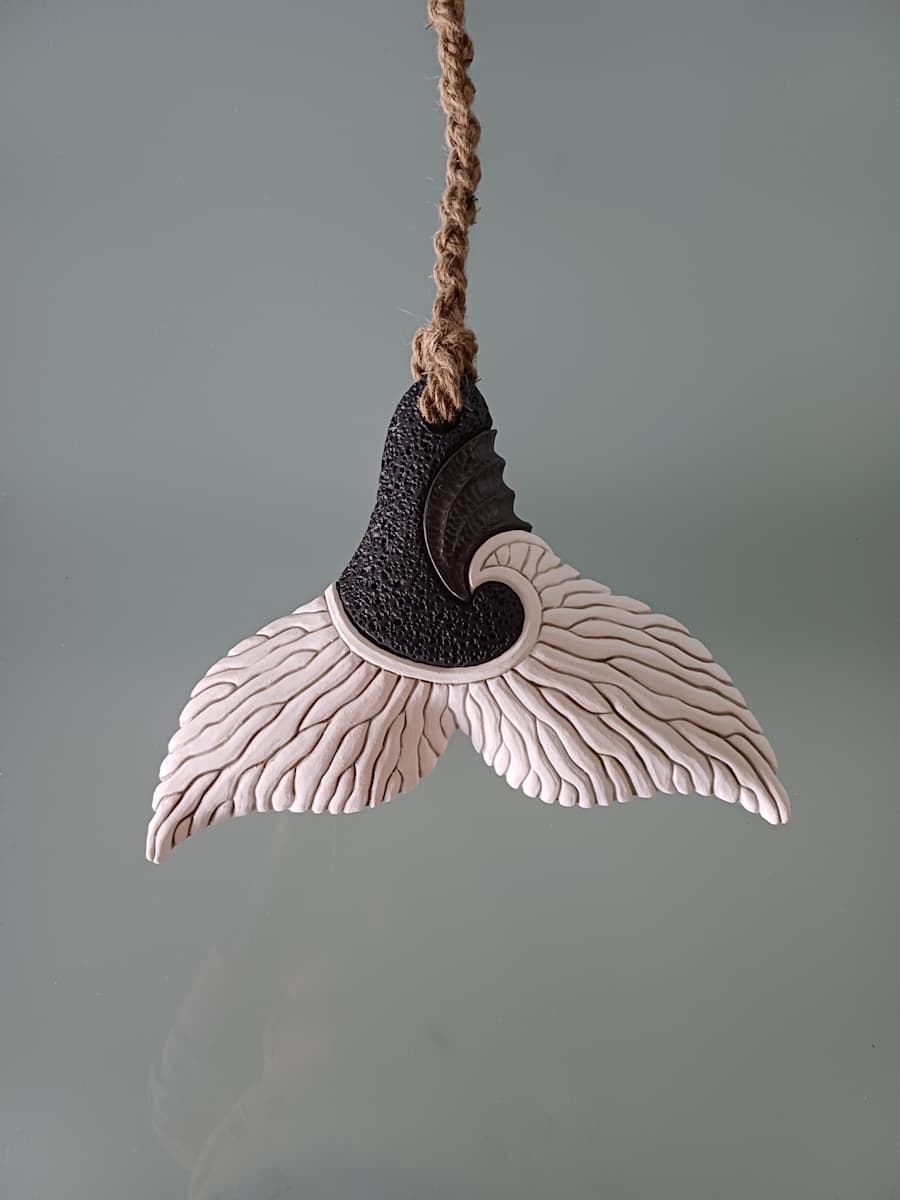 Whale Tail LX VI (large) by Jo Richards Hooker Artist 
