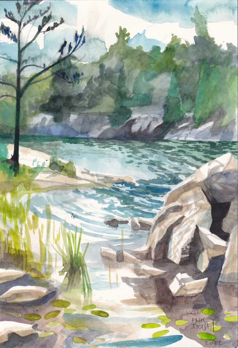 Temagami Watercolour 2, Image 1.