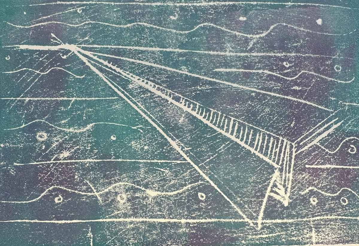Deep Sea Paper Plane by Courtney Cotton, Image 1.
