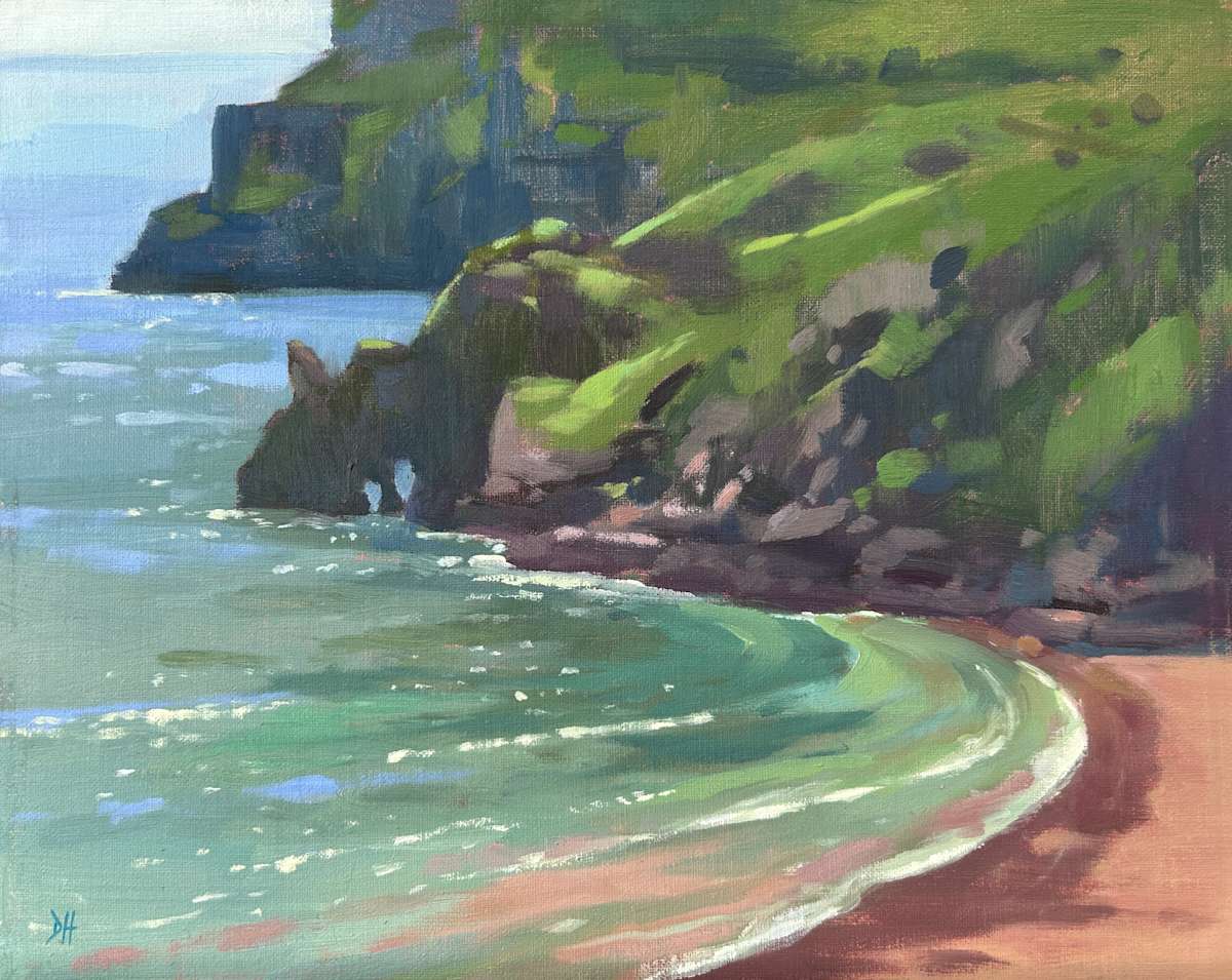 Barafundle Bay Lattice Windows by Dawn Harries 