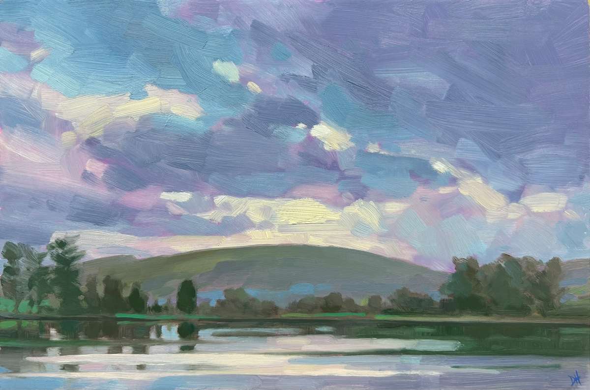 Cyfarthfa Castle Lake by Dawn Harries 