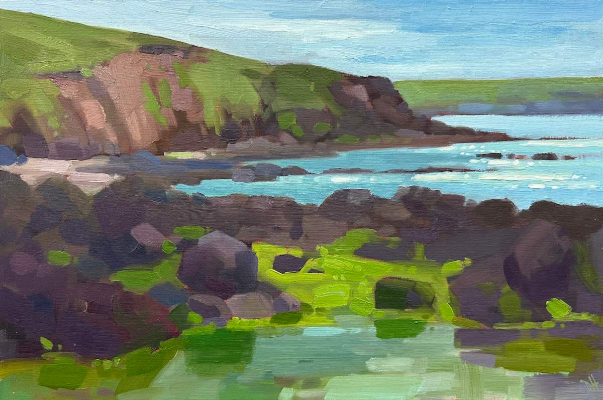 Freshwater West Rockpool by Dawn Harries 