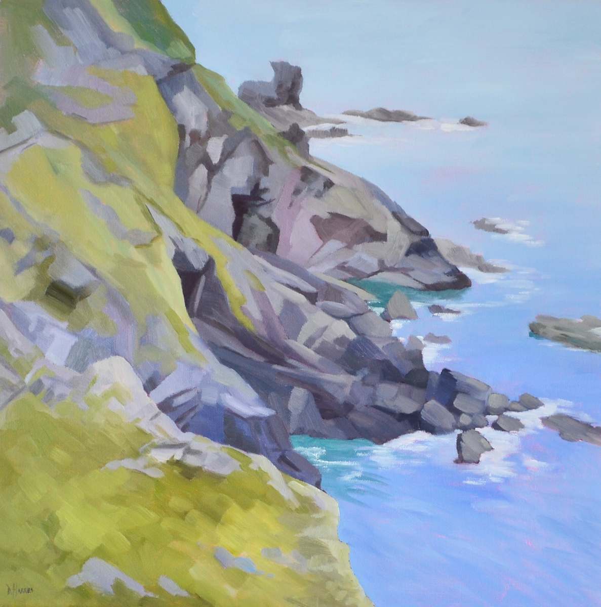 Hells Mouth Rocks by Dawn Harries 