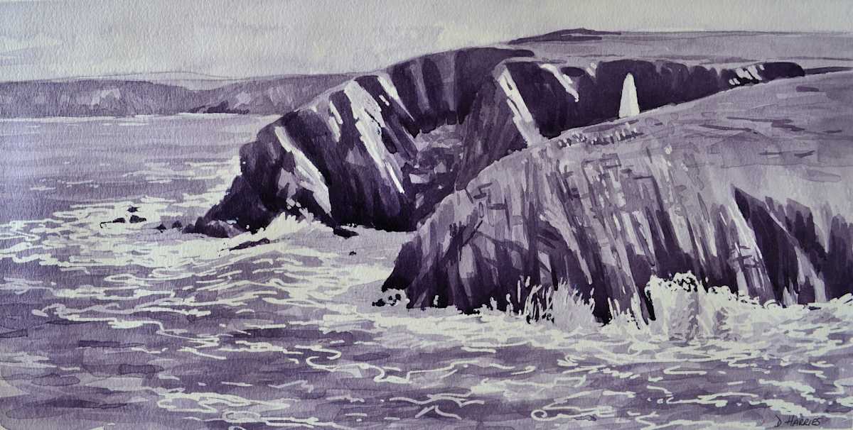 Porthgain Harbour Beacon by Dawn Harries 