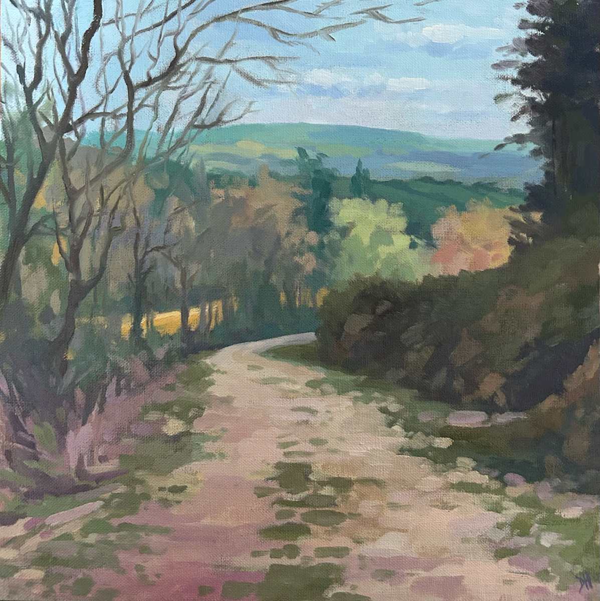 Winding Path Smaelog Woods by Dawn Harries 