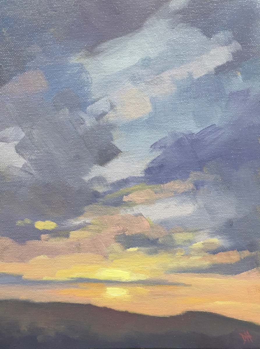 Winter Sunrise by Dawn Harries 