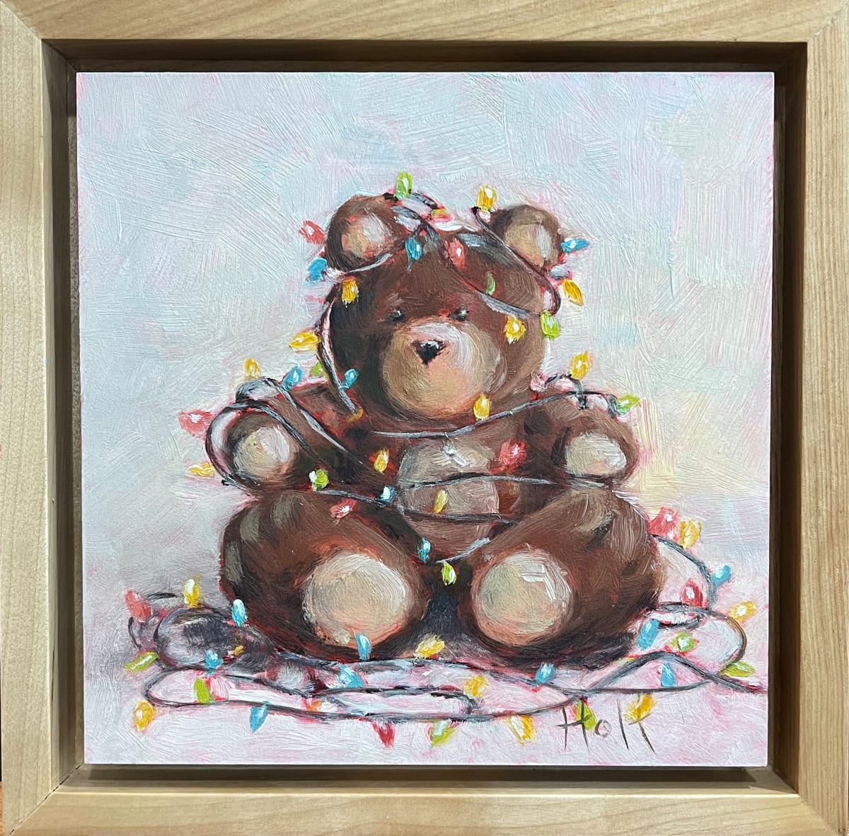 "Tangled in Lights" Bear 4 by Holt Cleaver, Image 1.