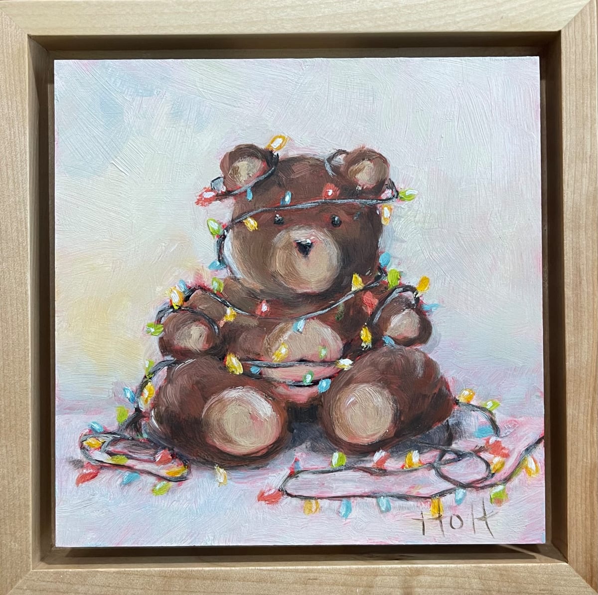 "Tangled in Lights" Bear 3 by Holt Cleaver, Image 1.